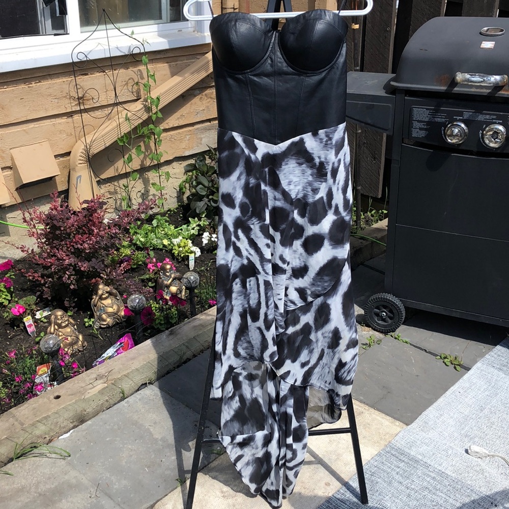 Guess brand Strapless hi-low style dress